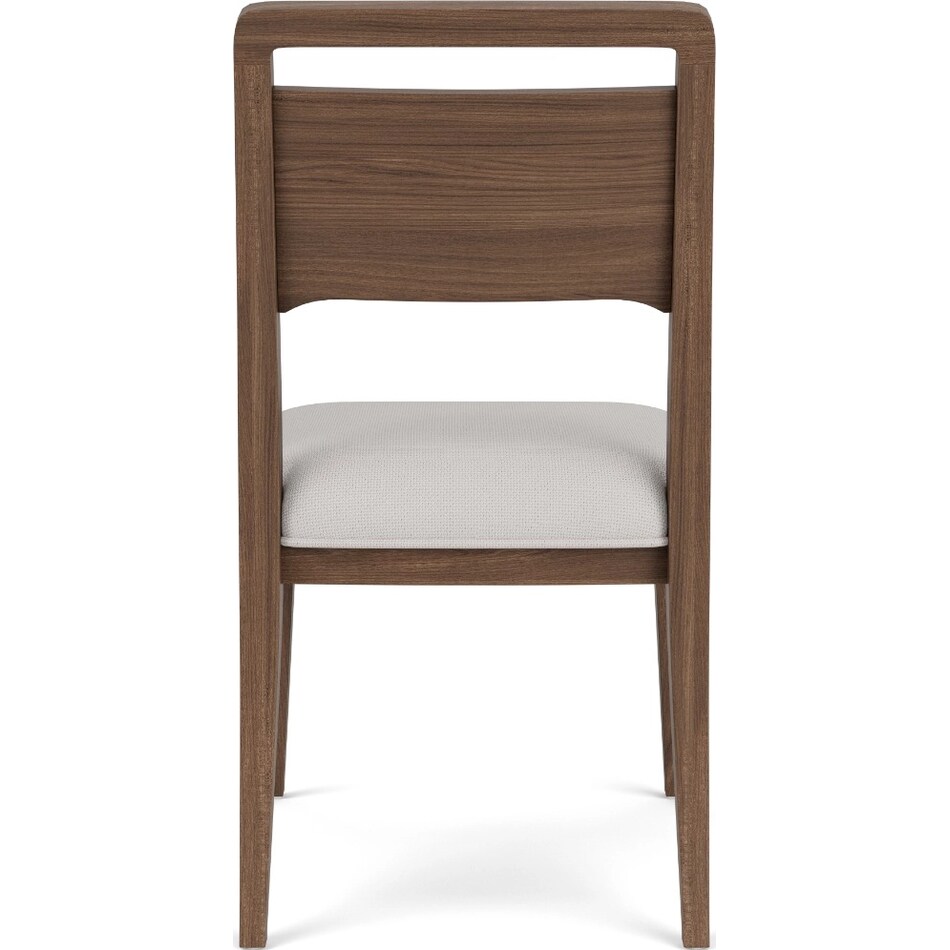 delling nouveau walnut side chair   
