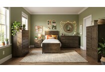 dellyn graphite nightstand   