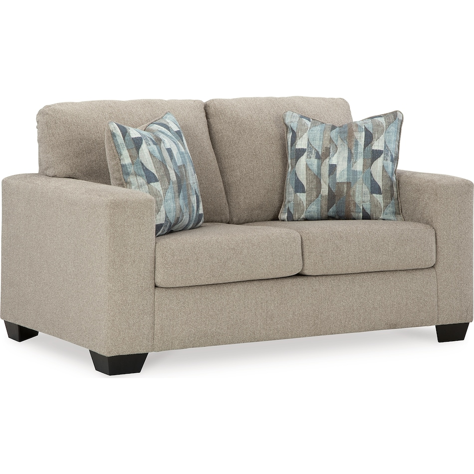 deltona parchment loveseat   
