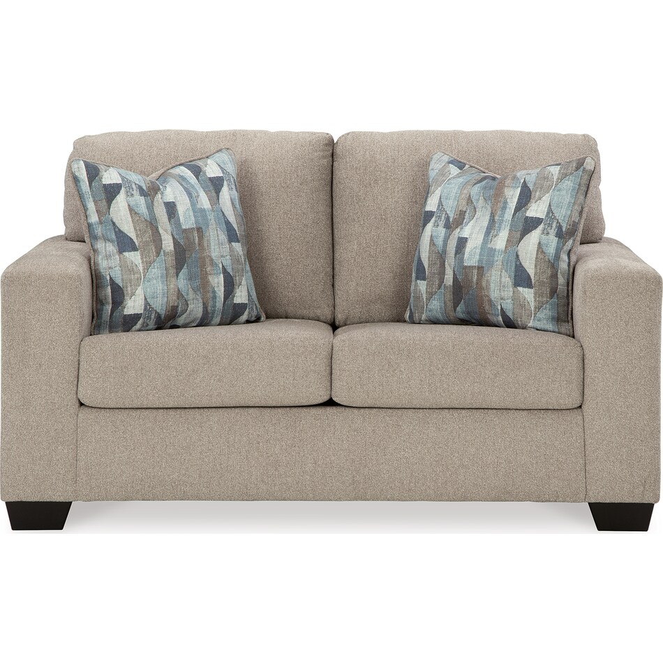 deltona parchment loveseat   