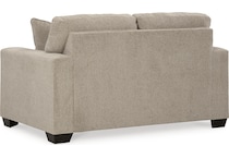 deltona parchment loveseat   