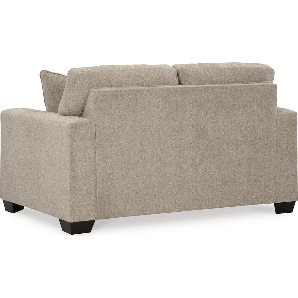 deltona parchment loveseat   