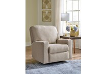 deltona white rocker recliner   