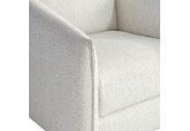 demi white cream chair   