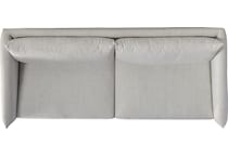 demi white cream sofa   