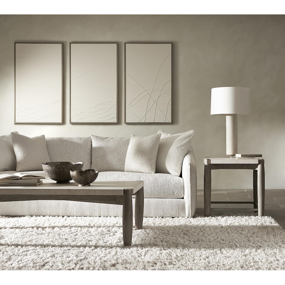 demi white cream sofa   