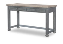 denali  distressed denim desk   