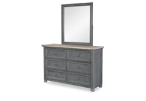 denali  distressed denim dresser   