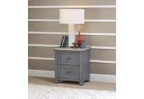 denali  distressed denim nightstand   