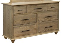 denver brown dresser   