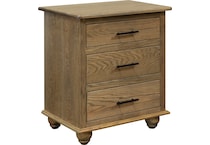 denver brown nightstand   