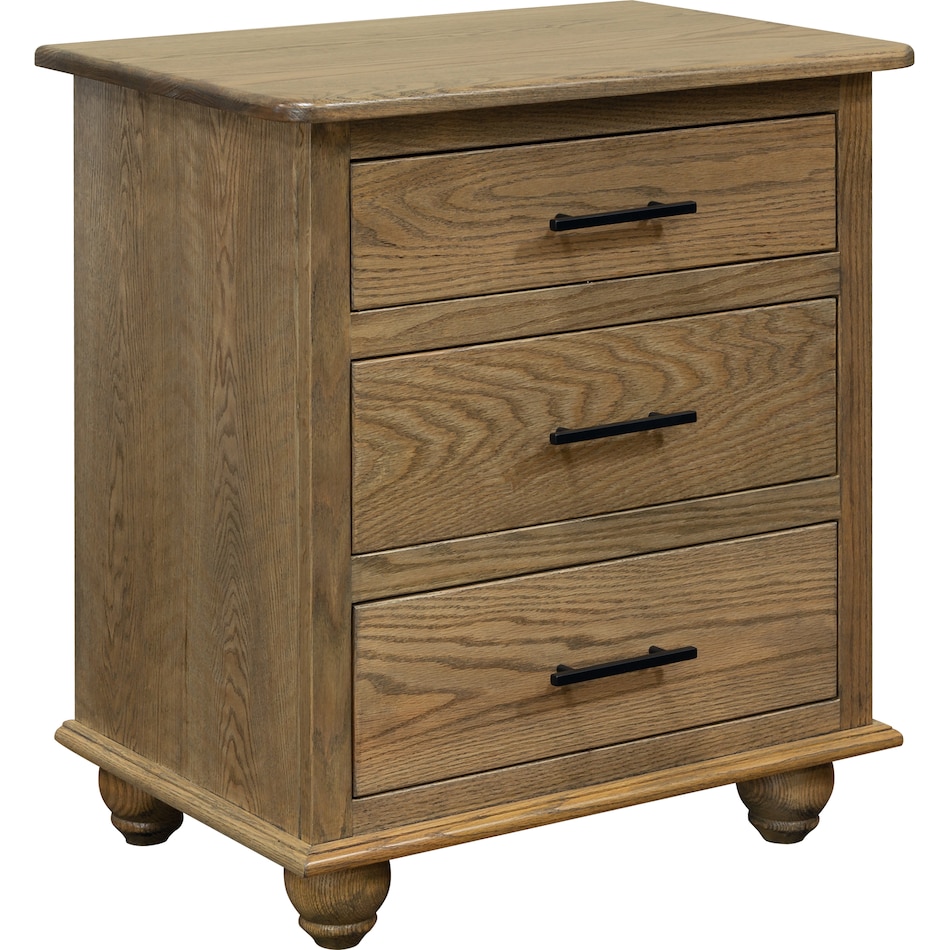 denver brown nightstand   