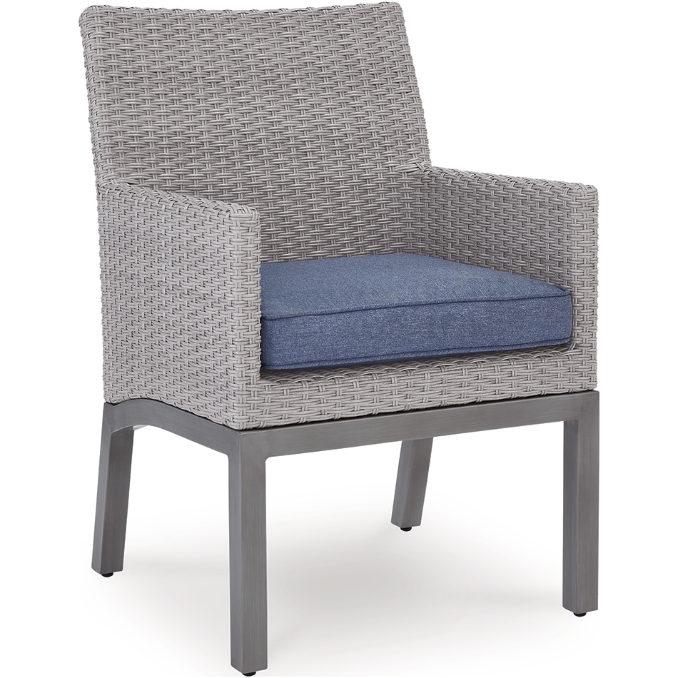 dillon beach blue gray arm chair   