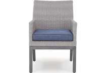 dillon beach blue gray arm chair   