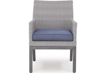 dillon beach blue gray arm chair   