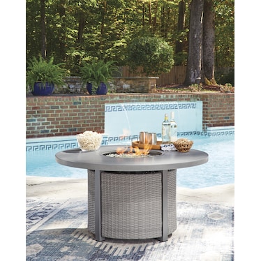 DILLON BEACH ROUND FIRE PIT TABLE
