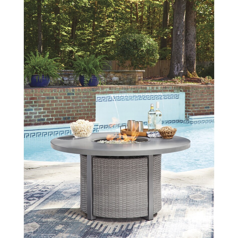 dillon beach blue gray fire pit   