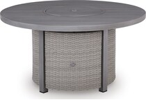 dillon beach blue gray fire pit   