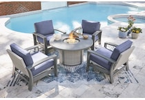 dillon beach blue gray fire pit   