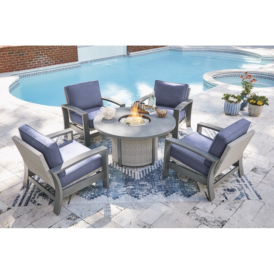 dillon beach blue gray fire pit   
