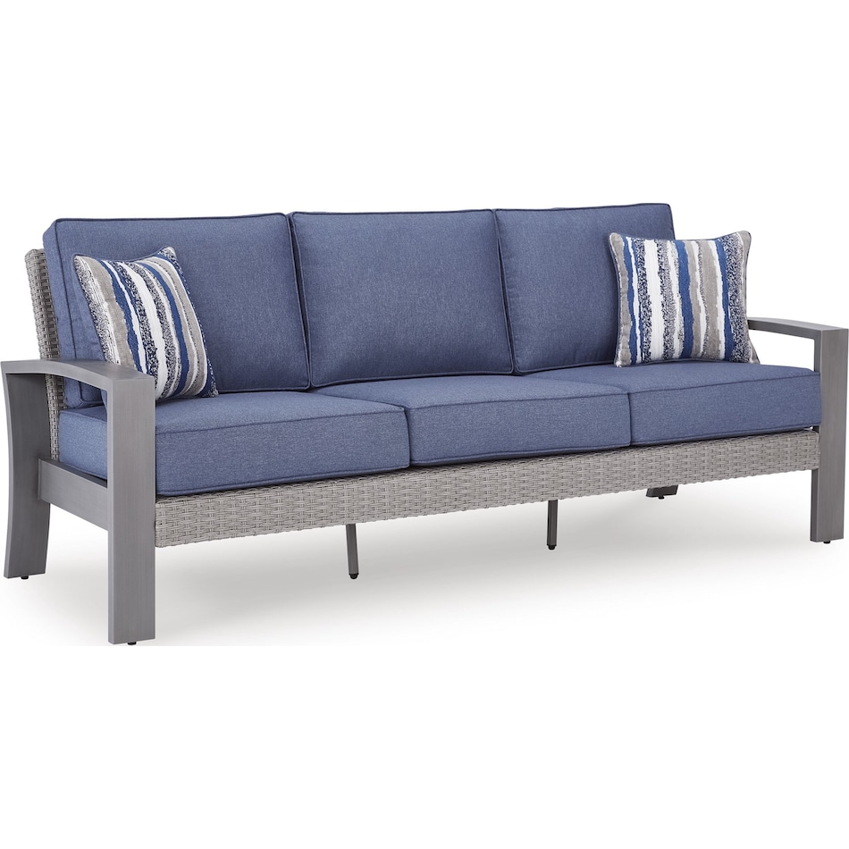 dillon beach blue gray sofa   