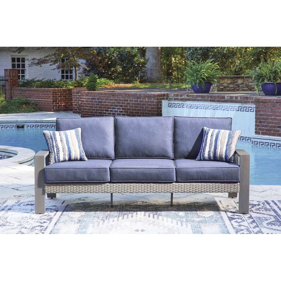 dillon beach blue gray sofa   