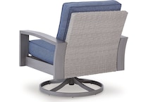 dillon beach blue gray swivel chair   