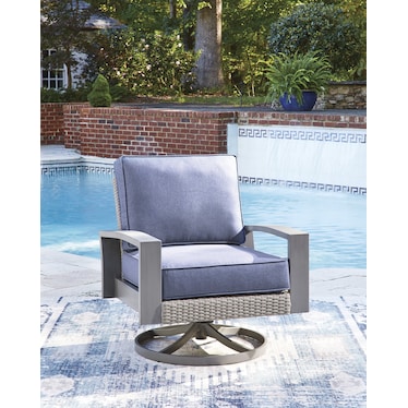 DILLON BEACH OUTDOOR SWIVEL LOUNGE CHAIR