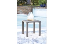 dillon beach gray end table   