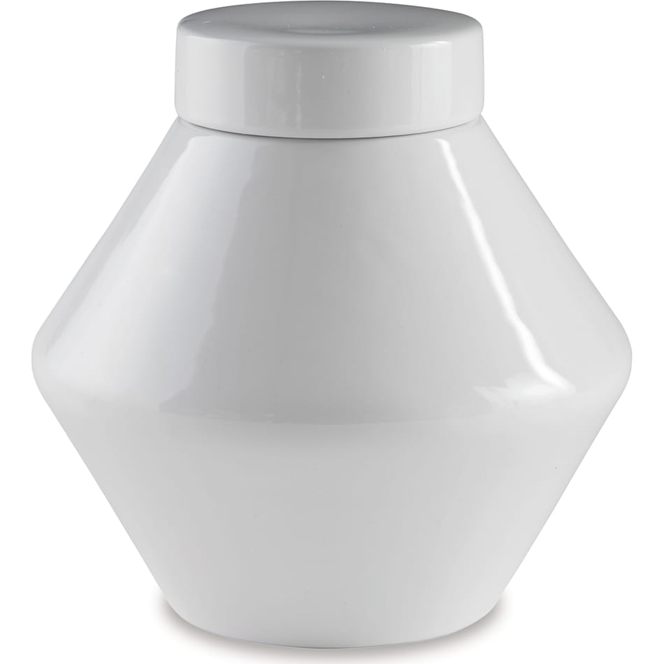 domina white jar   