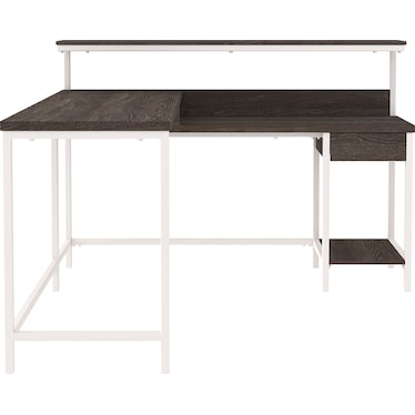 DORRINSON HOME OFFICE L-DESK WITH STORAGE