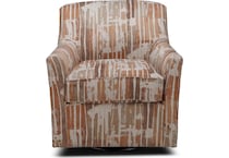 dottie orange accent chair   