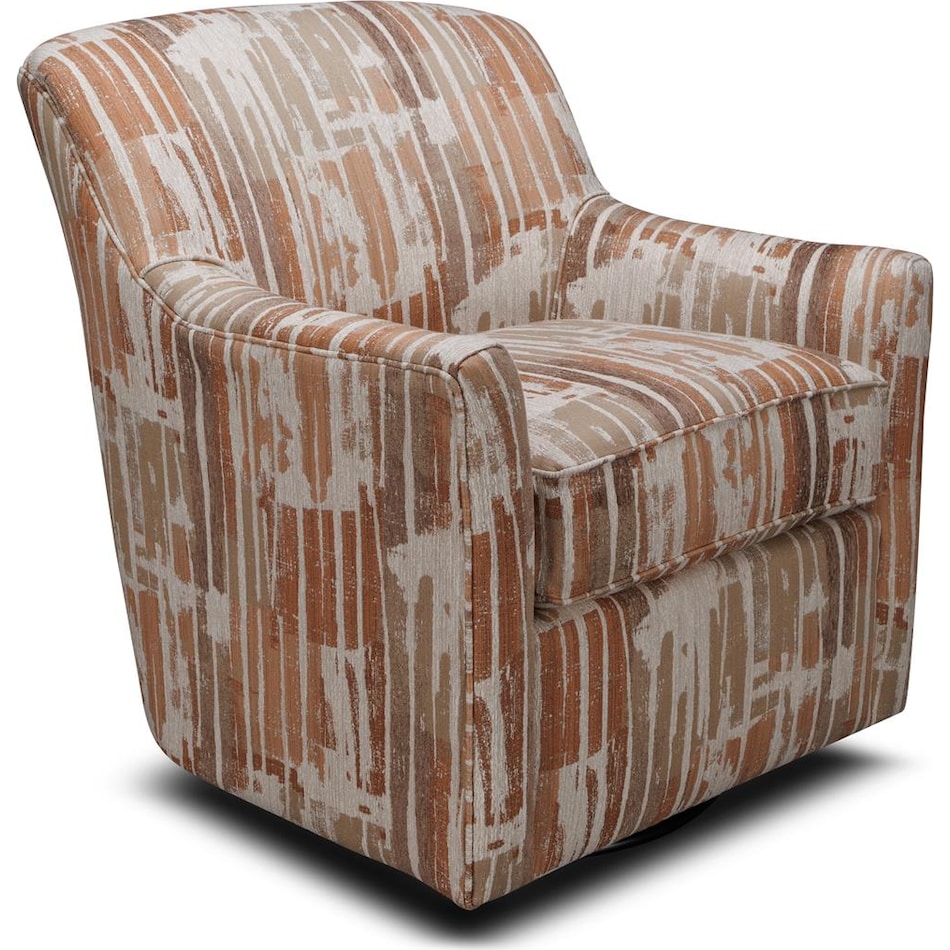 dottie orange accent chair   