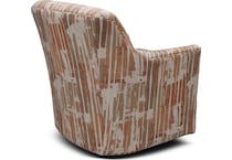 dottie orange accent chair   