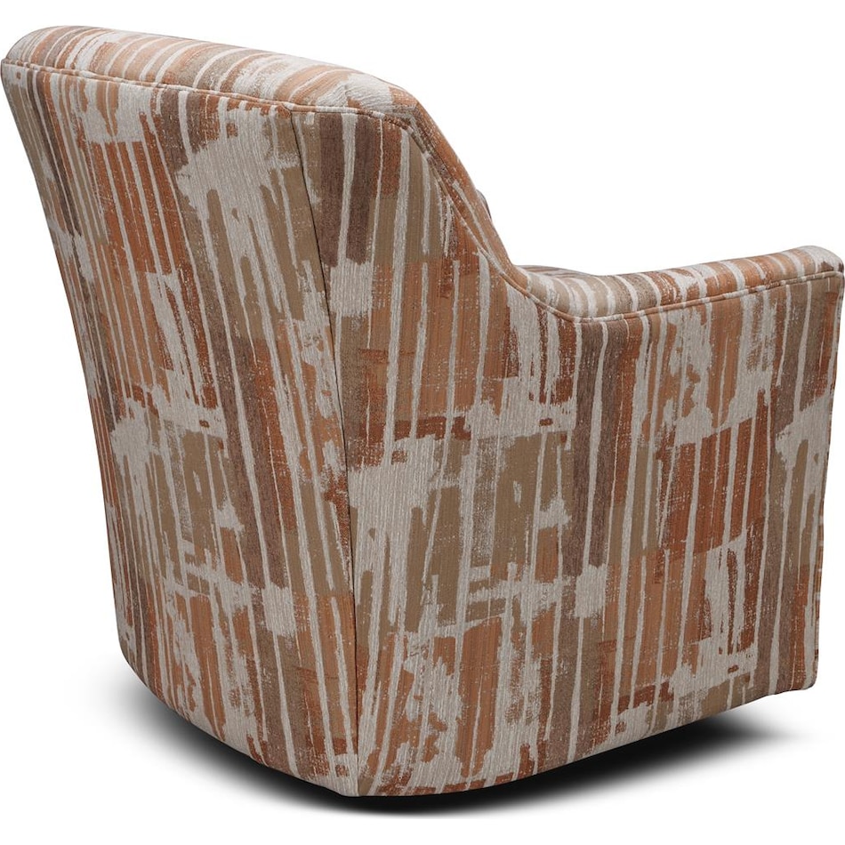 dottie orange accent chair   