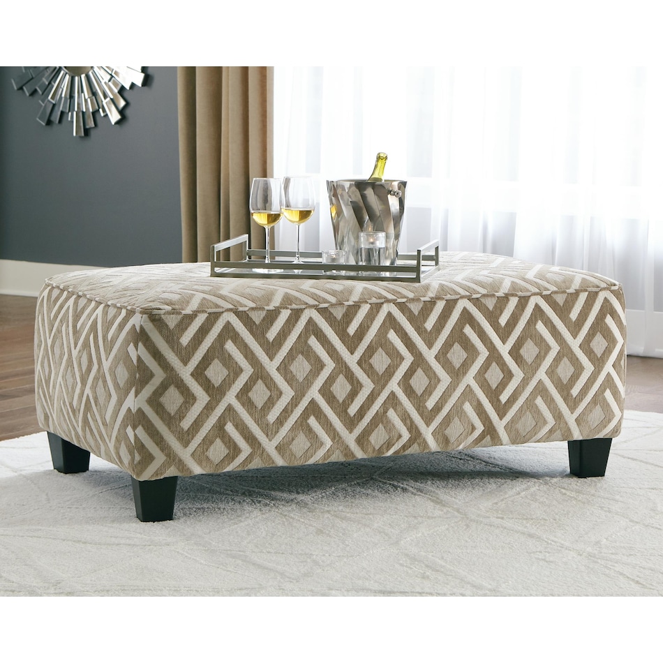 dovemont putty ottoman   