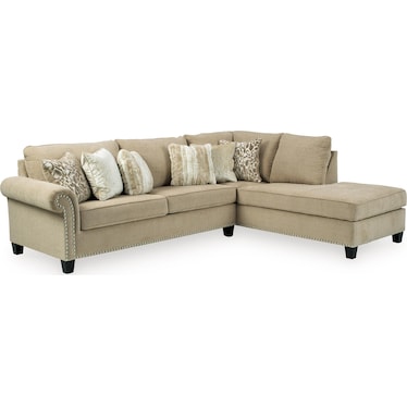 DOVEMONT 2-PIECE SECTIONAL WITH CHAISE