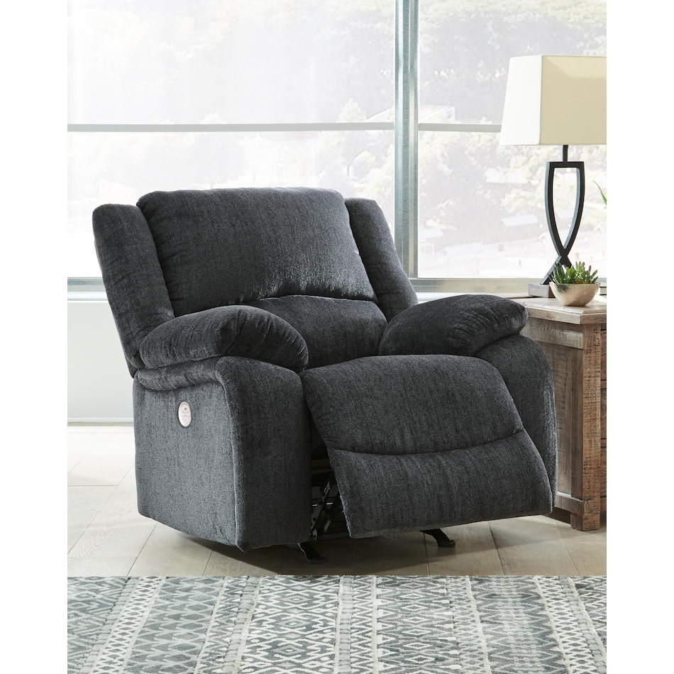 draycoll grey recliner   