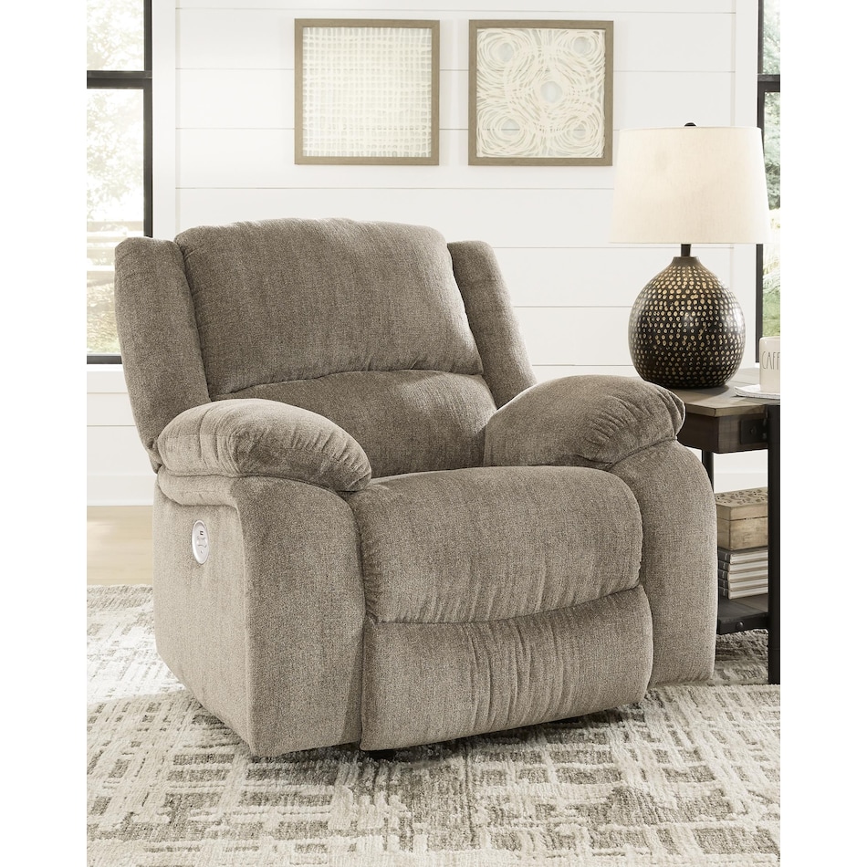 draycoll grey recliner   