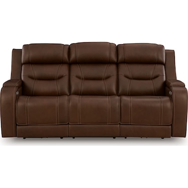DREAMER BROWN PWR REC SOFA W/AUDIO