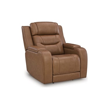 DREAMER CARAMEL POWER RECLINER WITH AUDIO