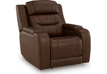dreamer power leather recliner   