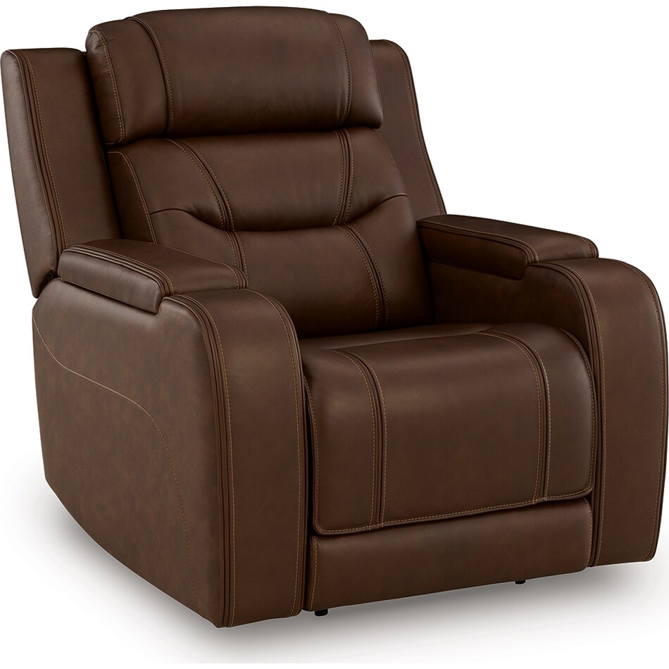 dreamer power leather recliner   