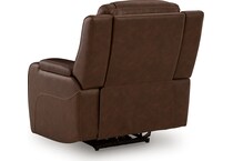 dreamer power leather recliner   