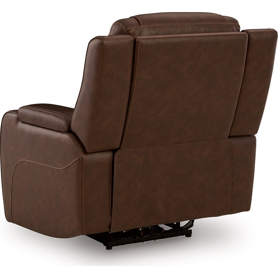 dreamer power leather recliner   