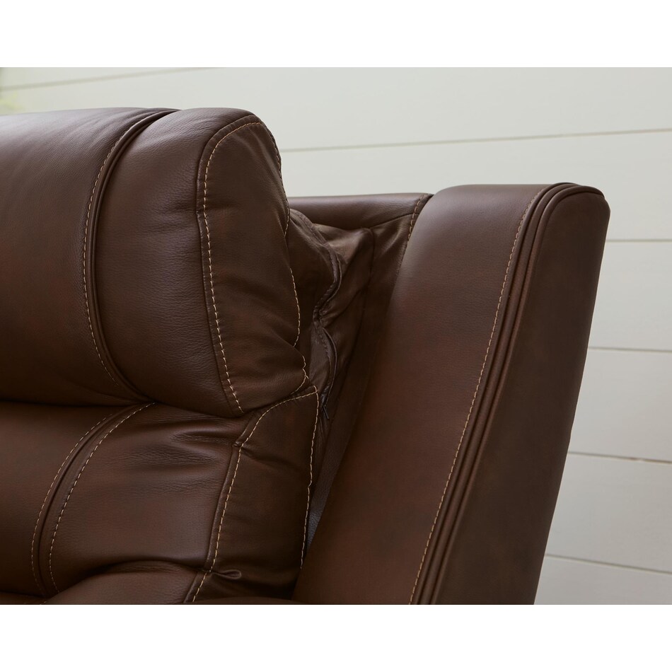 dreamer power leather recliner   