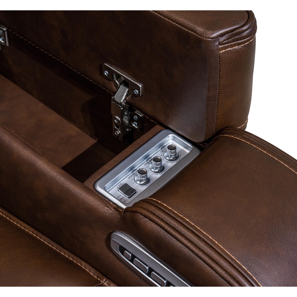 dreamer power leather recliner   