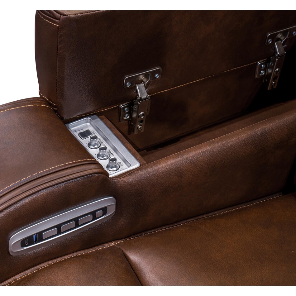 dreamer power leather recliner   