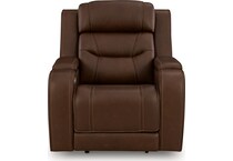 dreamer power leather recliner   