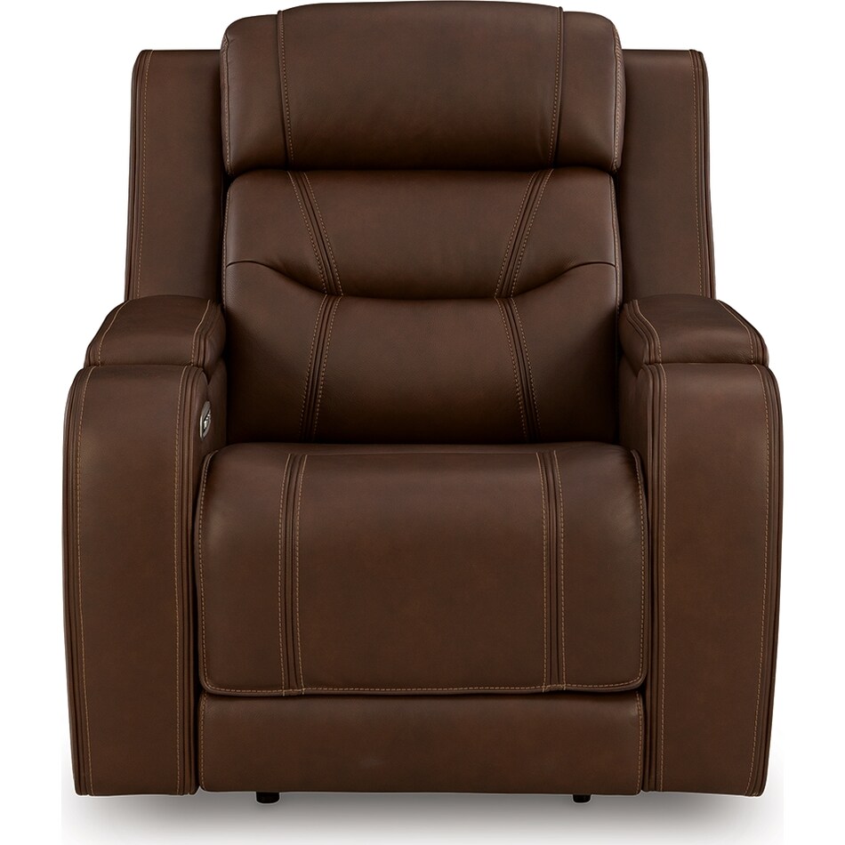 dreamer power leather recliner   